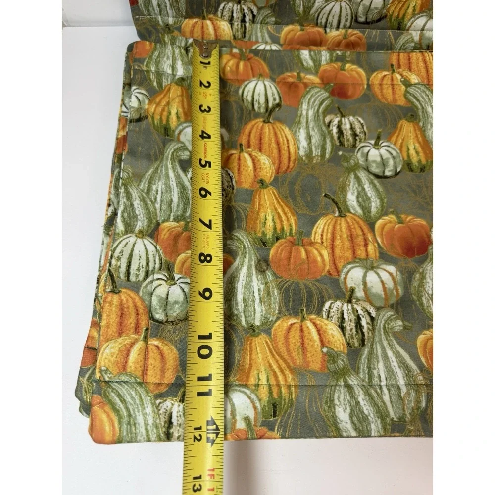 Handmade Placemats Thanksgiving Fall Pumpkin Autumn Harvest Decor‎ Lot Of 8